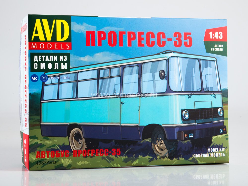 4037AVD Сборная модель Прогресс-35
